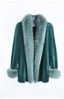 Giacca castorino verde