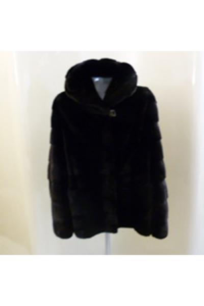 Giacca visone Black Glama